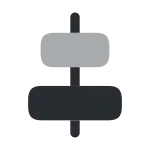 Align Vertically SVG Icon
